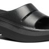 Women's OOmega OOahh Stacked Sandal - Black Sparkle