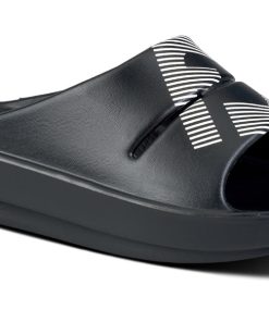 FJ X OOFOS Women's OOahh Sport Slide Sandal - Black