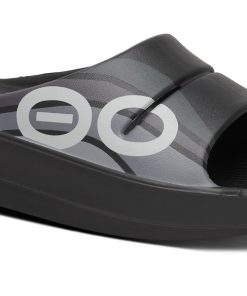 Women's OOahh Sport Slide Sandal - Black Wave