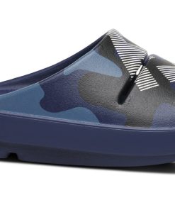 Alternative view of FJ X OOFOS Women's OOahh Sport Slide Sandal - Navy Camo