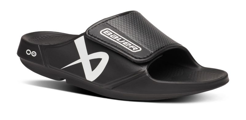 BAUER/OOFOS Women's OOahh Sport Flex Sandal – Black