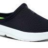 Men's OOcoozie Sport Mule - White Black